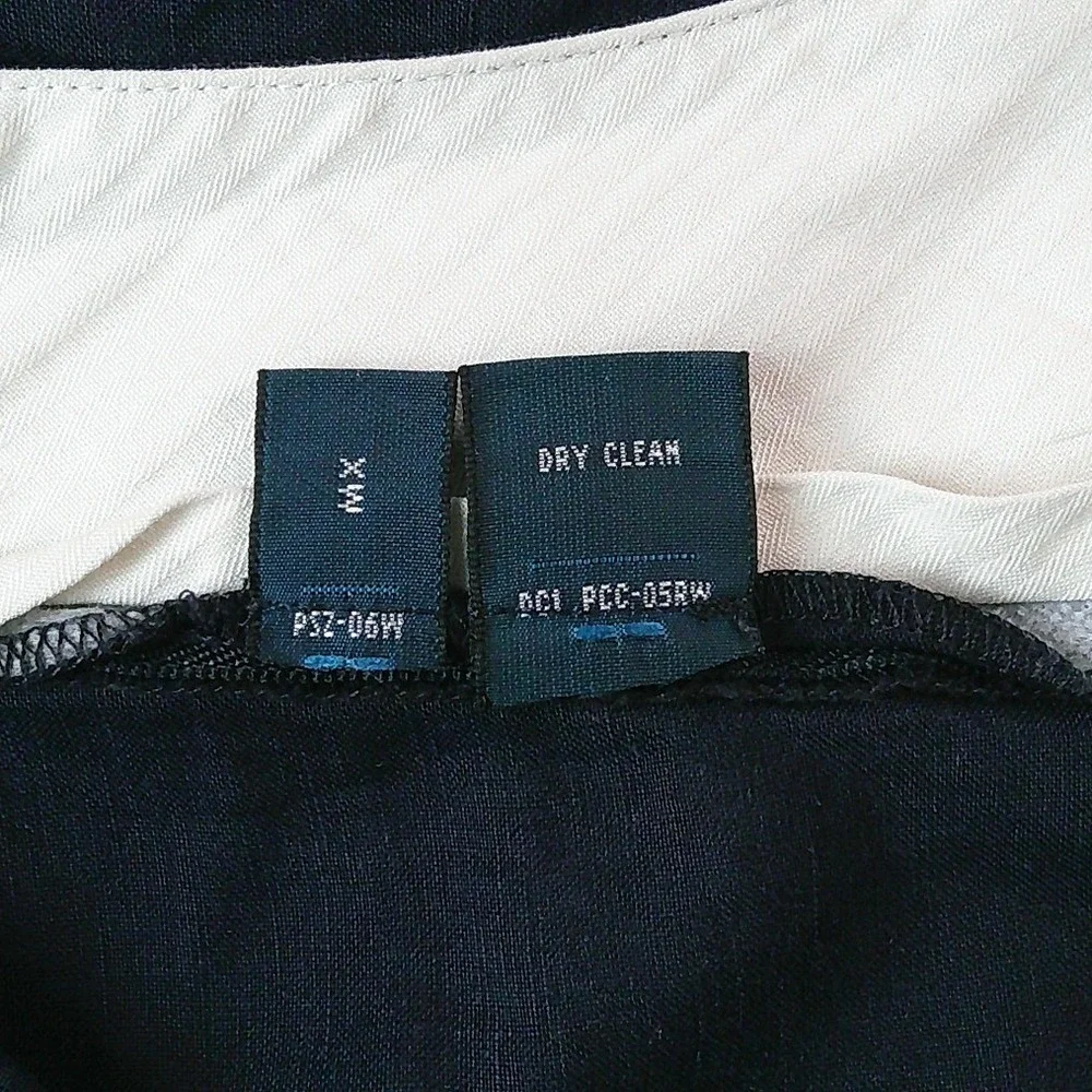Polo Ralph Lauren Trousers Mens 40/30 Navy Blue Linen Silk Blend Flat Front